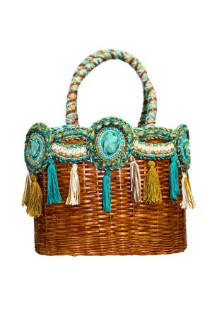 Coastal Raffia Sambboho Bag