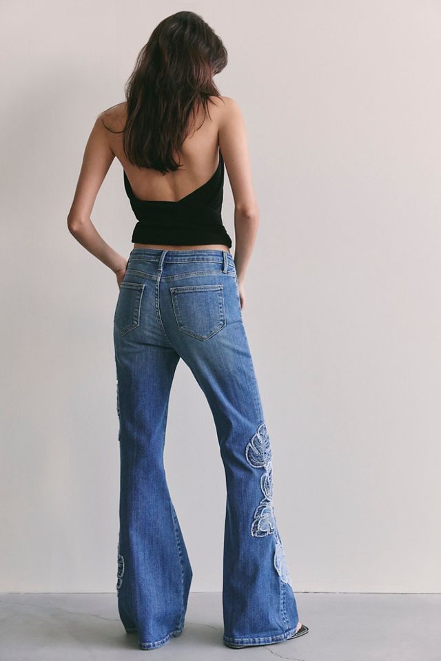 Driftwood Farrah Patchwork Flare Jeans #1