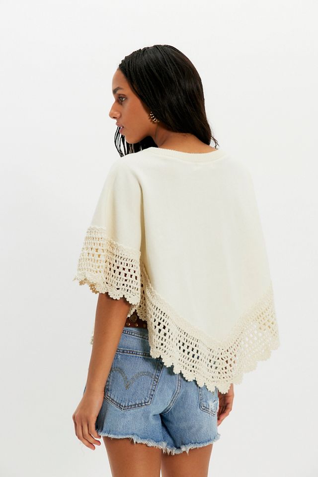 Rae Crochet Sweatshirt #1
