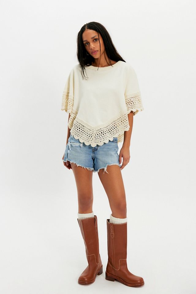 Rae Crochet Sweatshirt #2