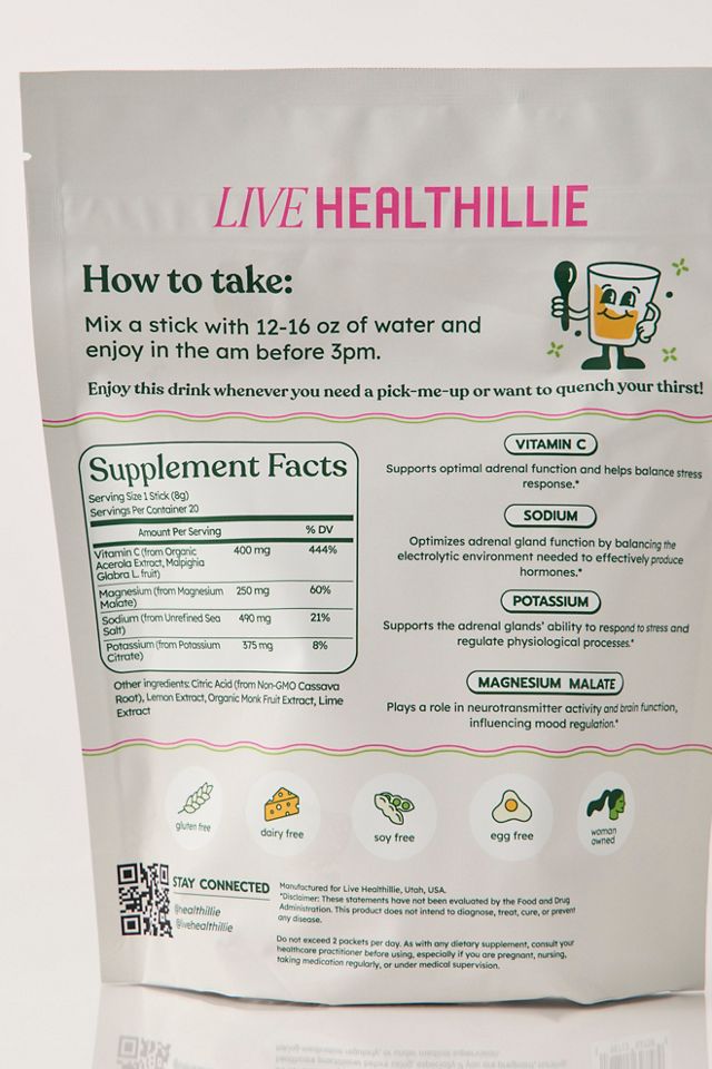 Live Healthillie Minerals & Chill Stick Packs #2