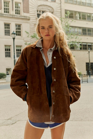 We The Free Starry Eyes Suede Jacket