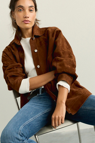 We The Free Starry Eyes Suede Jacket