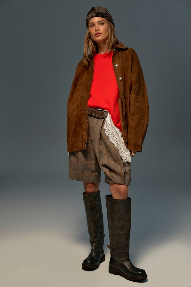 We The Free Starry Eyes Suede Jacket #6