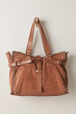 Wild Thing Solid Tote Bag by Free People in Brown