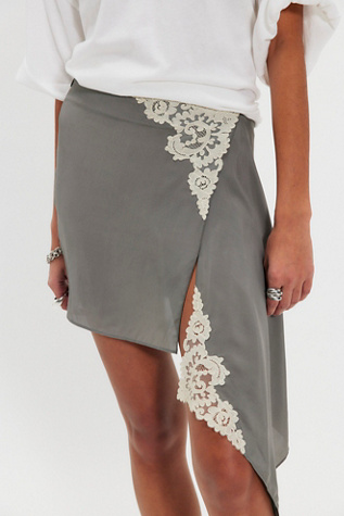 Bec + Bridge Chateau Asymmetrical Mini Skirt