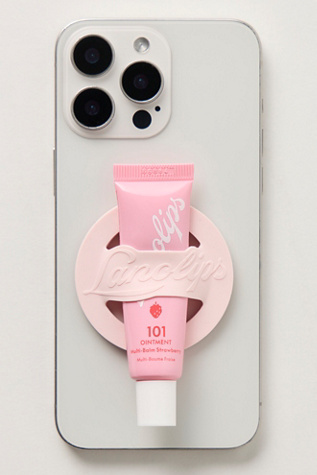 Lanolips 101 Ointment Strawberry & Phone Lip Balm Holder