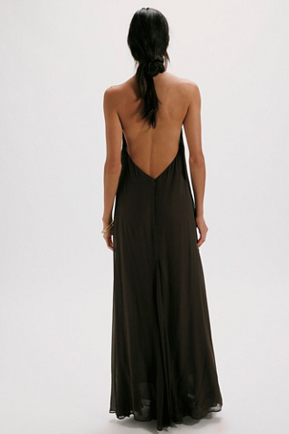 Женское платье Bec + Bridge Sabrina Trapeze Maxi, цвет: Тёмный шоколадный — фото 3