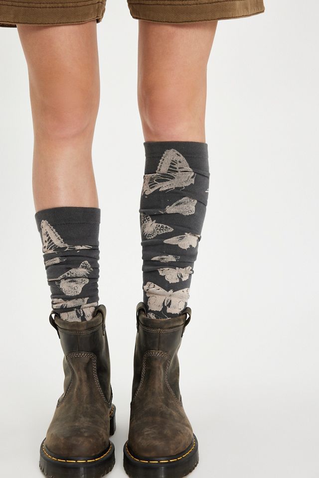 Butterfly Exodus Over The Knee Socks #1