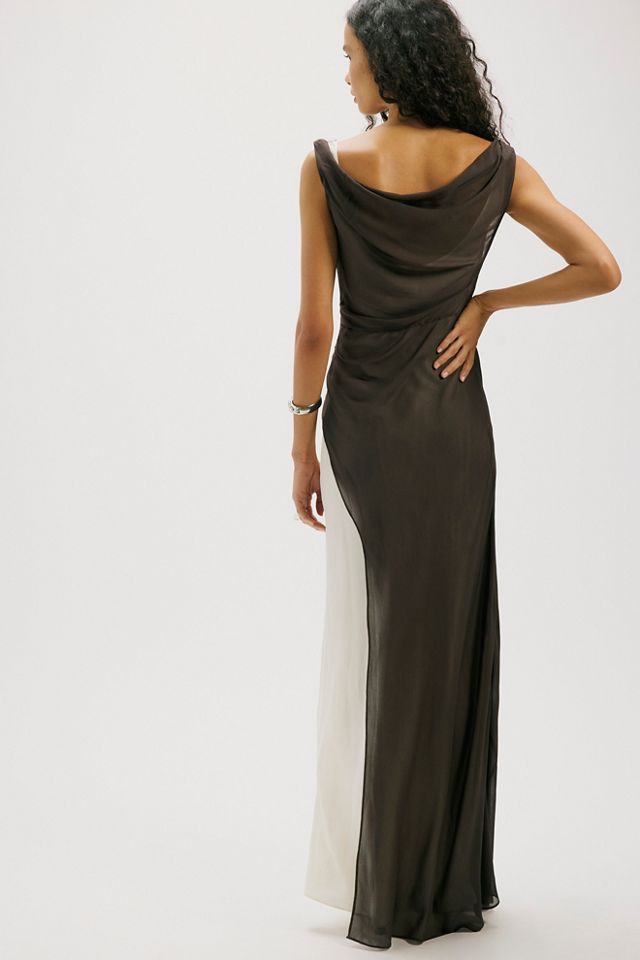 bec and bridge luxul asymmetrical dress Lunetta Asym Dress in Ice Yellow main image 1