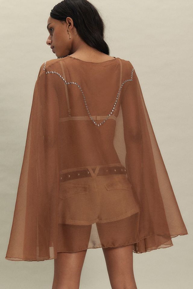 Understated Leather Moonshine Poncho #1
