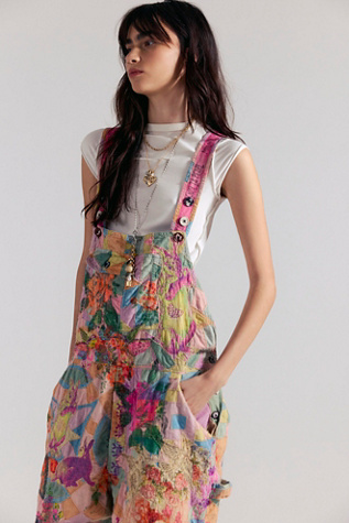 Magnolia Pearl Graphic Love Overalls