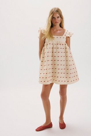 For Love & Lemons Aster Babydoll Mini Dress