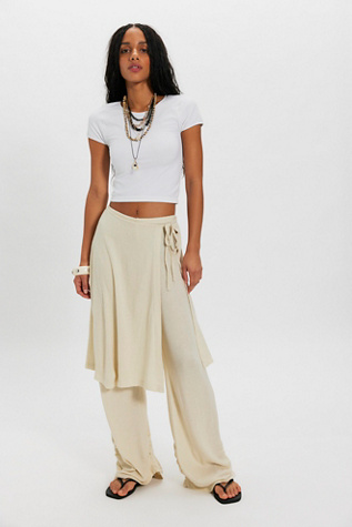 Jupe-pantalon en maille légère