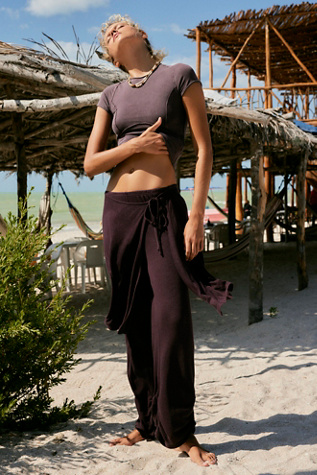Gauzy Knit Skants by free-est at Free People in Purple, Size: M