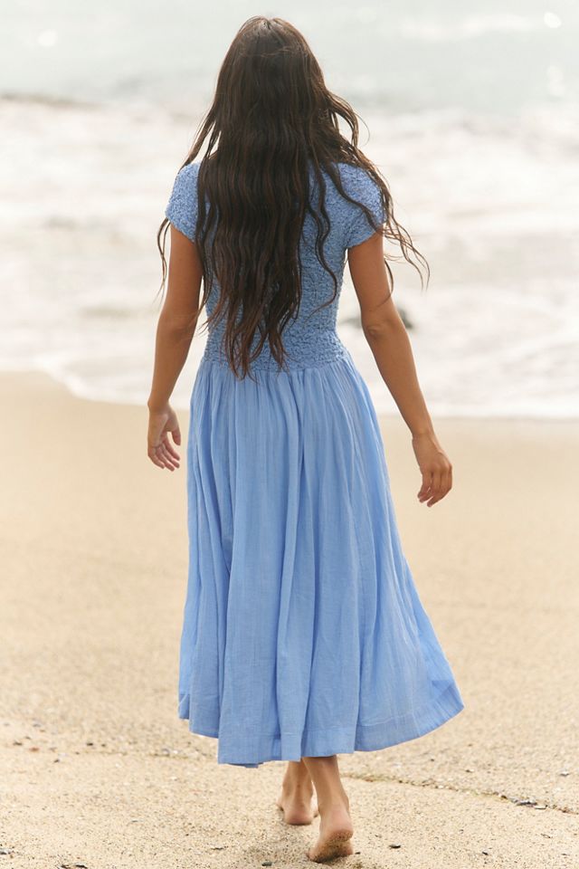 knee length dresses for ladies Free People Lucinda Midi Dress main image 1