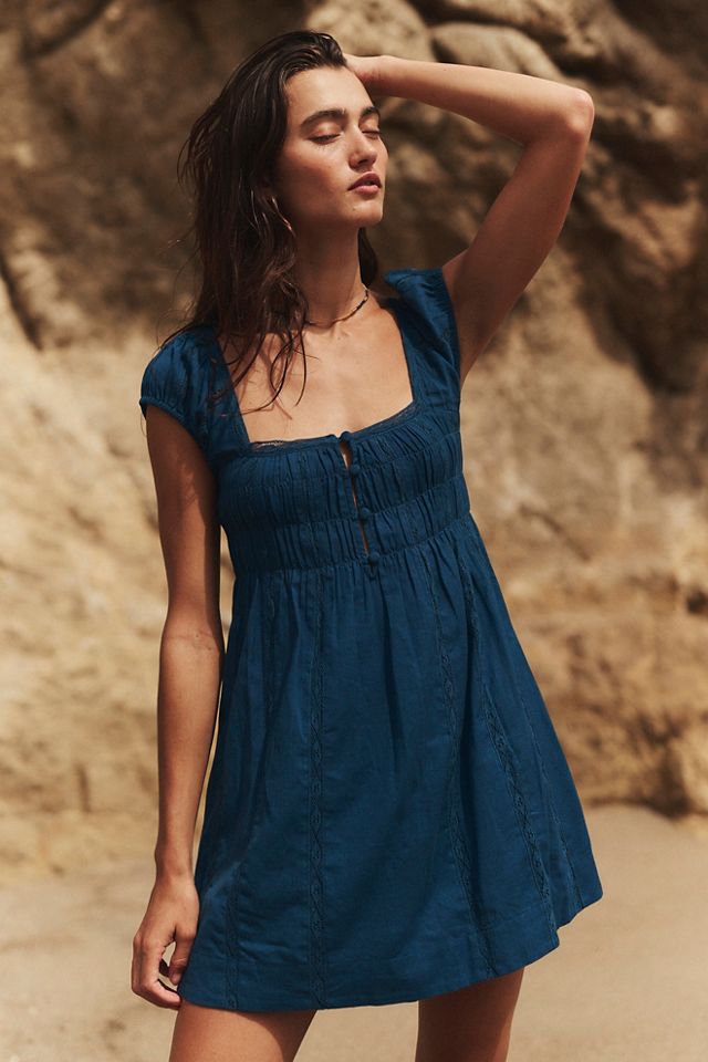 free people linen dress Drifter est will be your go Emmers Linen Midi Dress by