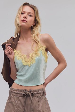 Retrofete Mik Sequin Top