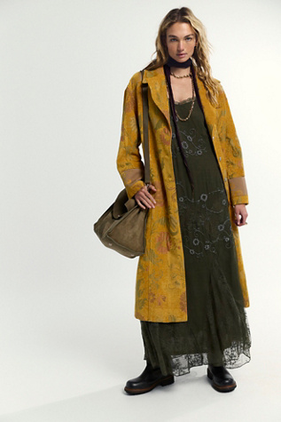 Женское платье Free People Julio Maxi, цвет: Зелёный — фото 3