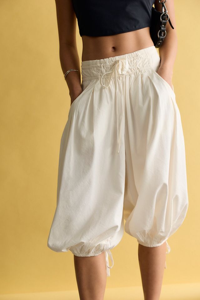 Calle Balloon Crop Pull-On Pants #1
