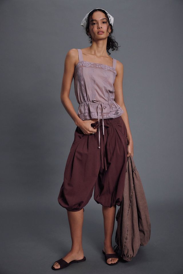 Calle Balloon Crop Pull-On Pants | Free People