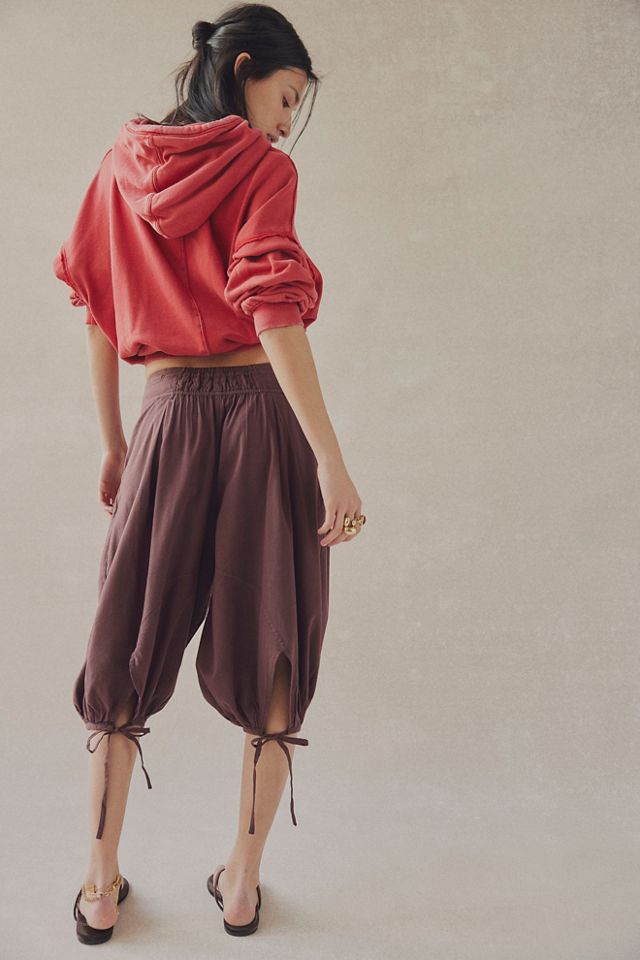 Calle Balloon Crop Pull-On Pants #3