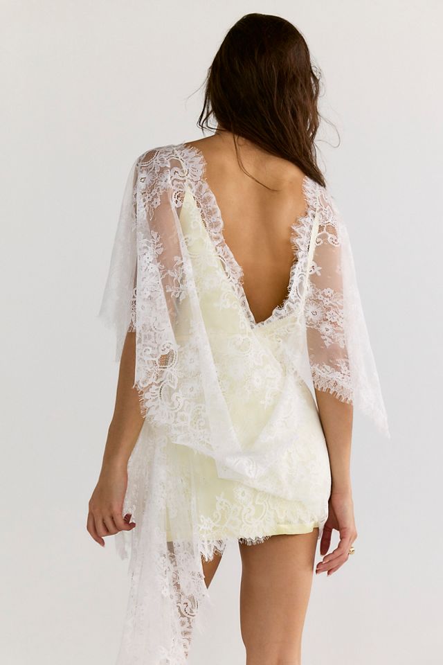 THIRD FORM Poetry Draped Lace Mini Dress #2