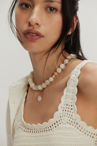 Anita Berisha Moonlight Collar Necklace at Free People in Neutral