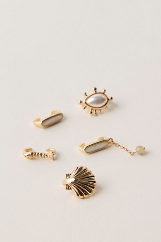 Женские украшения free-est Sandal Charm Set, цвет: Золотой / Жемчужный — фото 2