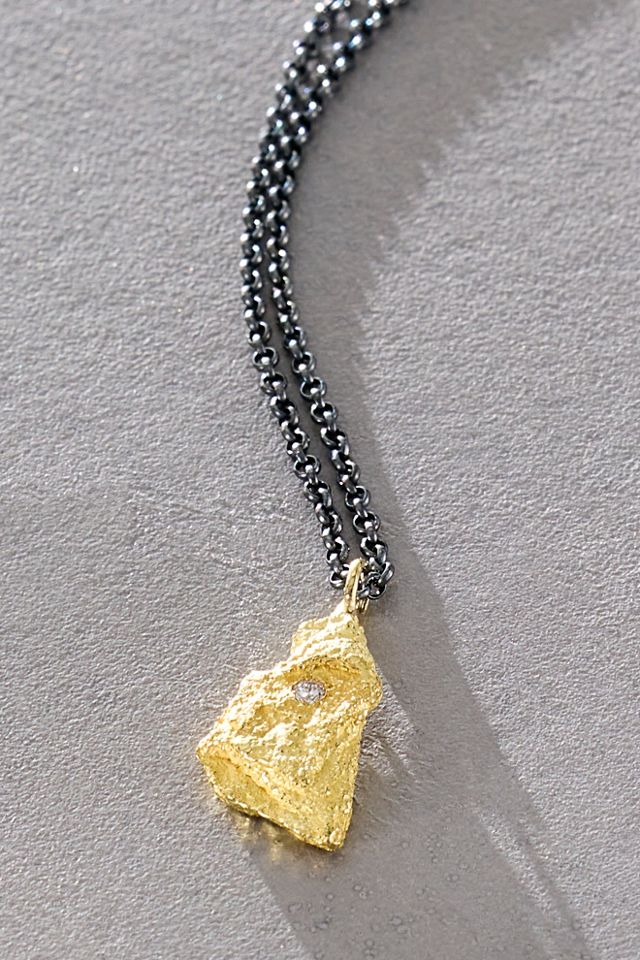 Collier Emanuela Duca en or et diamants éclatés