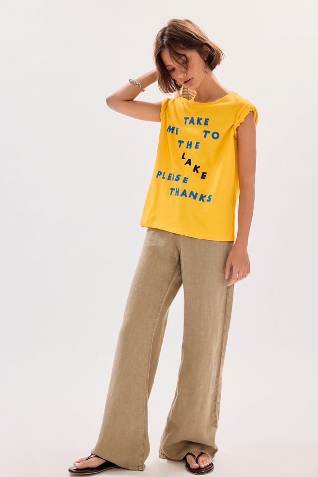 MOTHER T-shirt ample Take Me To The Lake #2