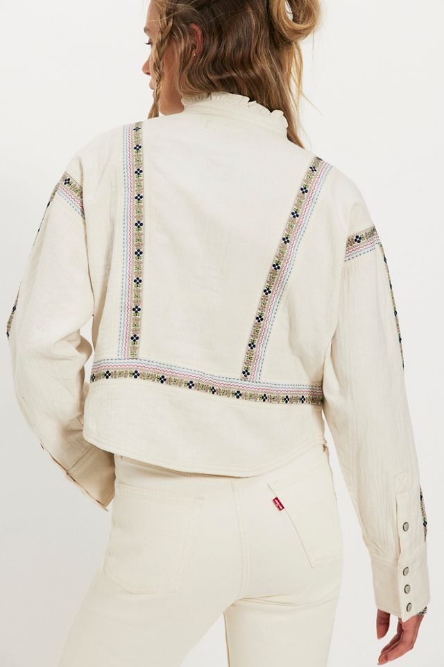 We The Free Embroidered Edges Top #1