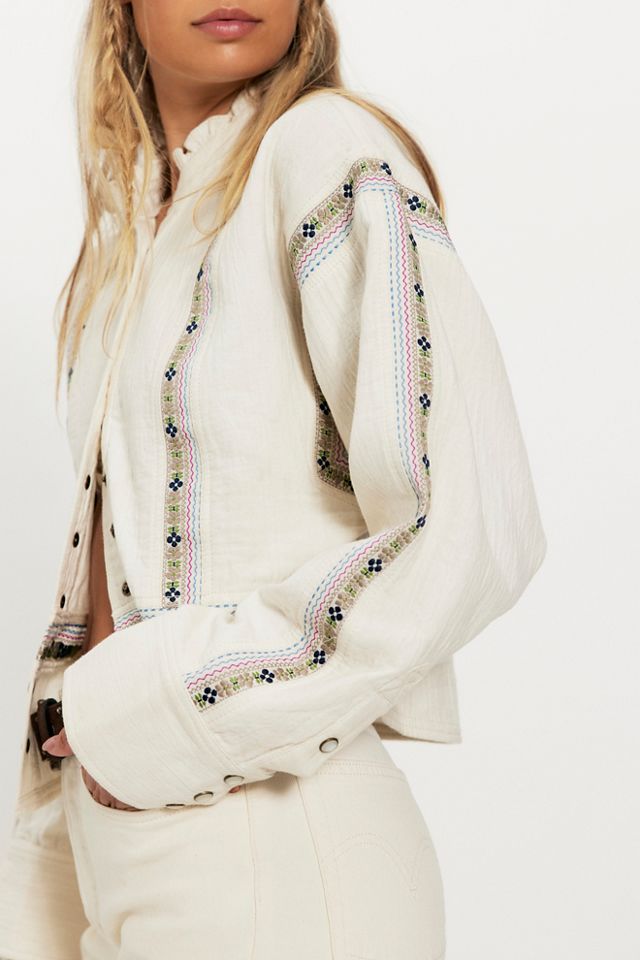 We The Free Embroidered Edges Top #3