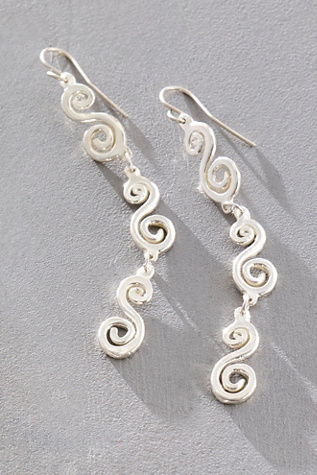 Takara Spiral Dangle Earrings