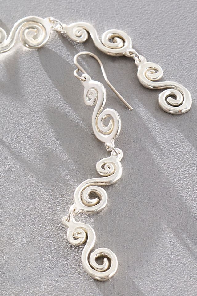 Takara Spiral Dangle Earrings #4