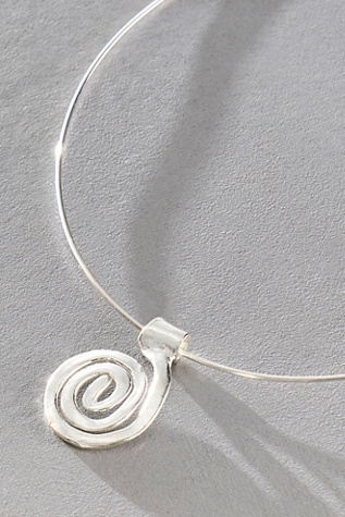 Женское колье Takara Spiral Collar, цвет: Серебряный — фото 3