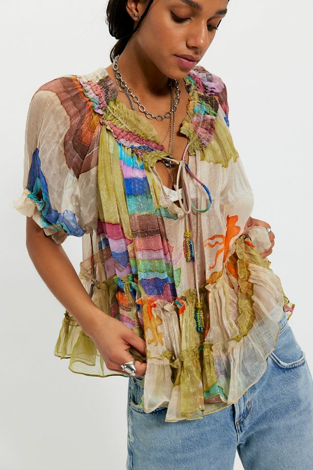 Mes Demoiselles Malba Short Sleeve Blouse #3