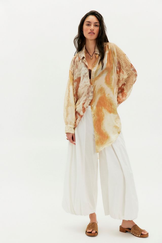 Mes Demoiselles Smirf Silk Button Down #2