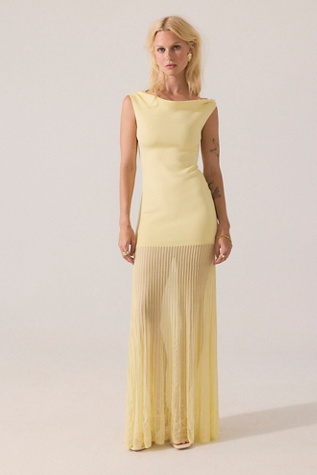 free people formal dress Ethereal Long Sleeve Maxi Dress main image 0