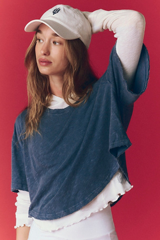 T-shirt Solani en coton-lin