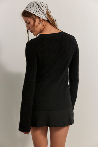Женские кардиганы Free People Lift Me Up Cardi, цвет: Чёрный — фото 2
