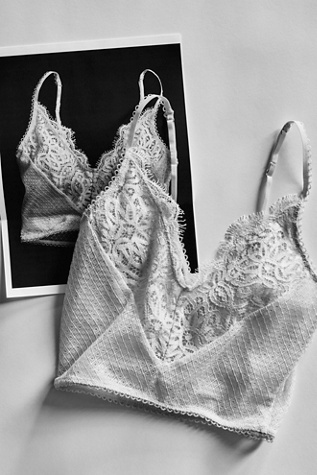 Fine Lines Brami Top by Intimately at Free People in White, Size: S