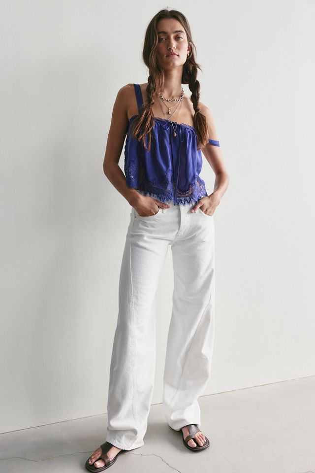 We The Free Fable Low-Rise Twisted Bowed Jeans #2