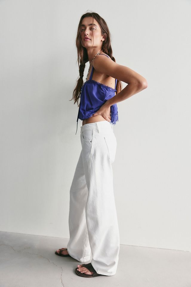 We The Free Fable Low-Rise Twisted Bowed Jeans #4