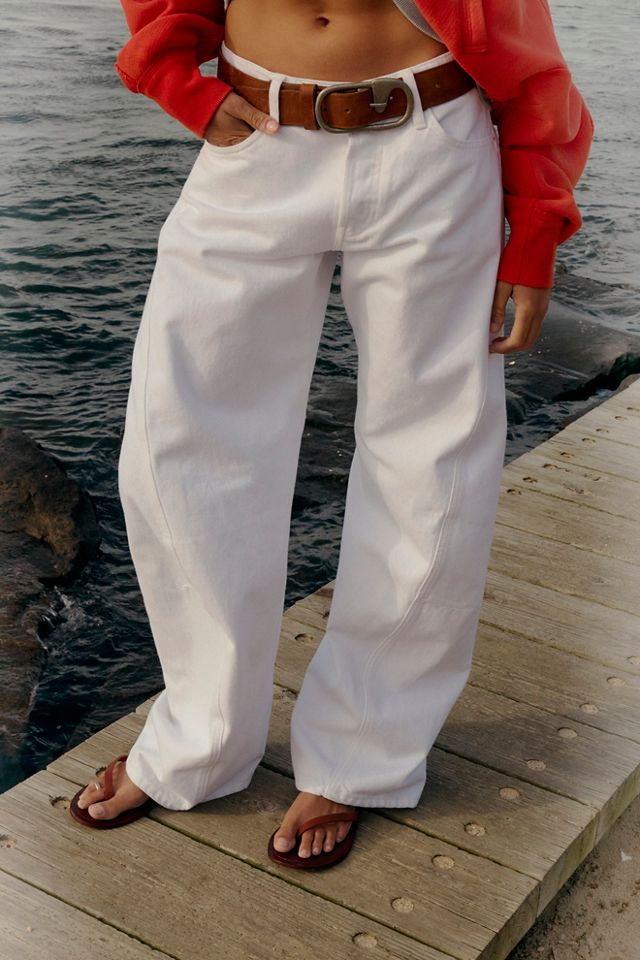 We The Free Fable Low-Rise Twisted Bowed Jeans #5
