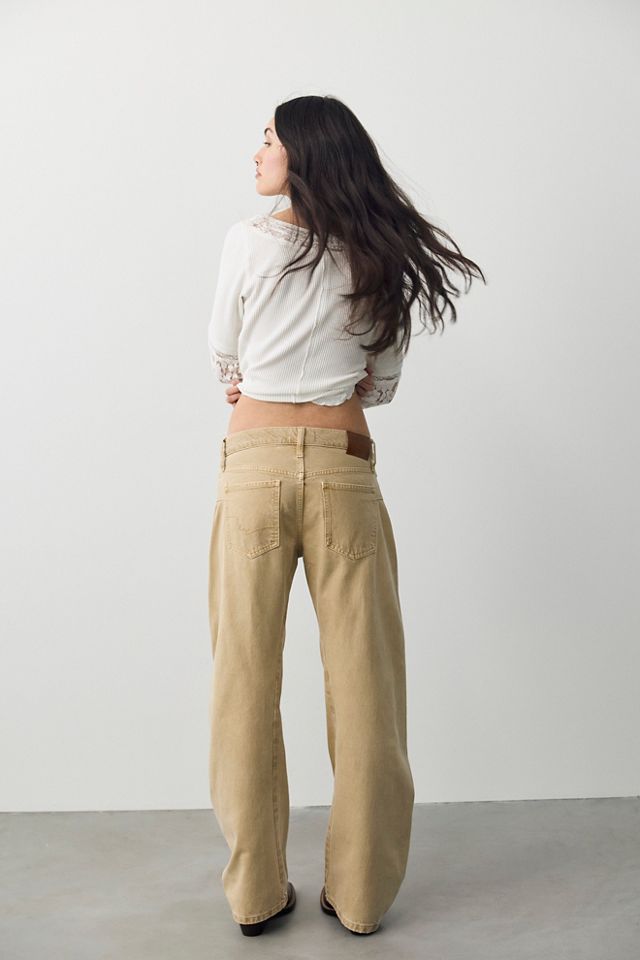 We The Free Fable Low-Rise Twisted Bowed Jeans #2
