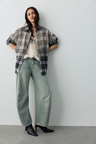 We The Free Fable Low-Rise Twisted Bowed Jeans