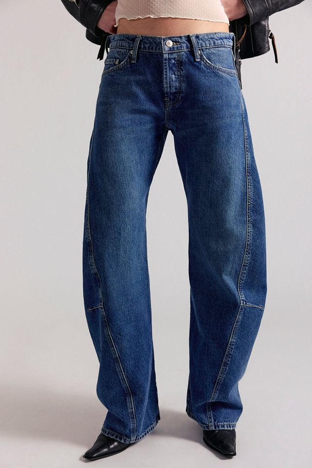 We The Free Fable Low-Rise Twisted Bowed Jeans #6