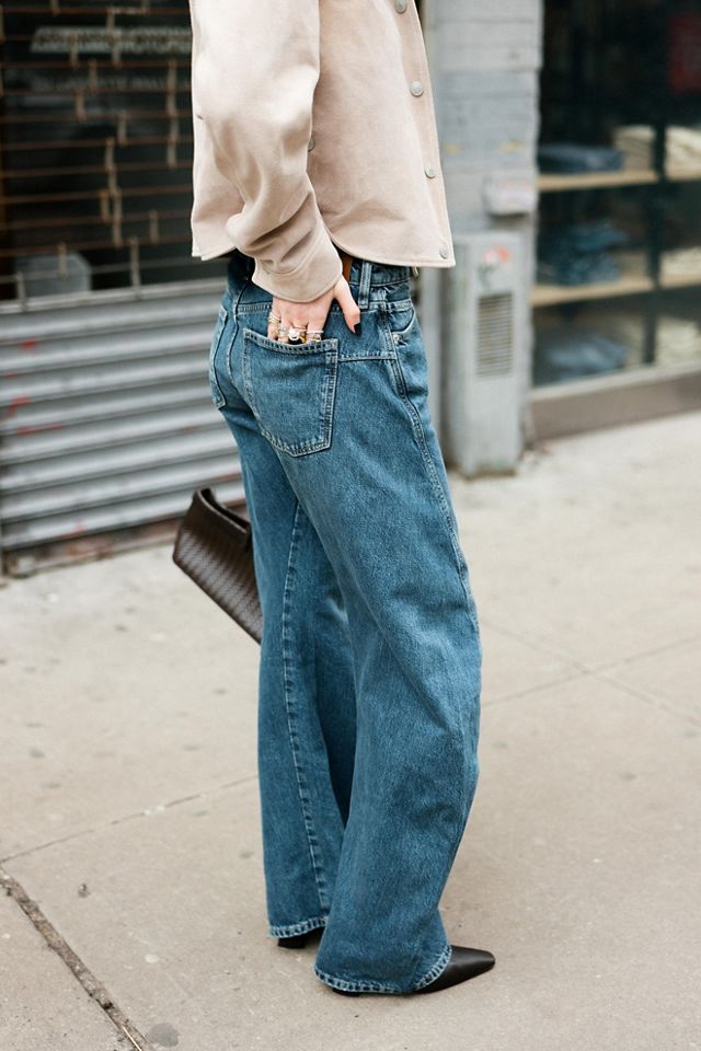 We The Free Fable Low-Rise Twisted Bowed Jeans #3