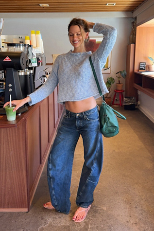 We The Free Fable Low-Rise Twisted Bowed Jeans - thumbnail 3